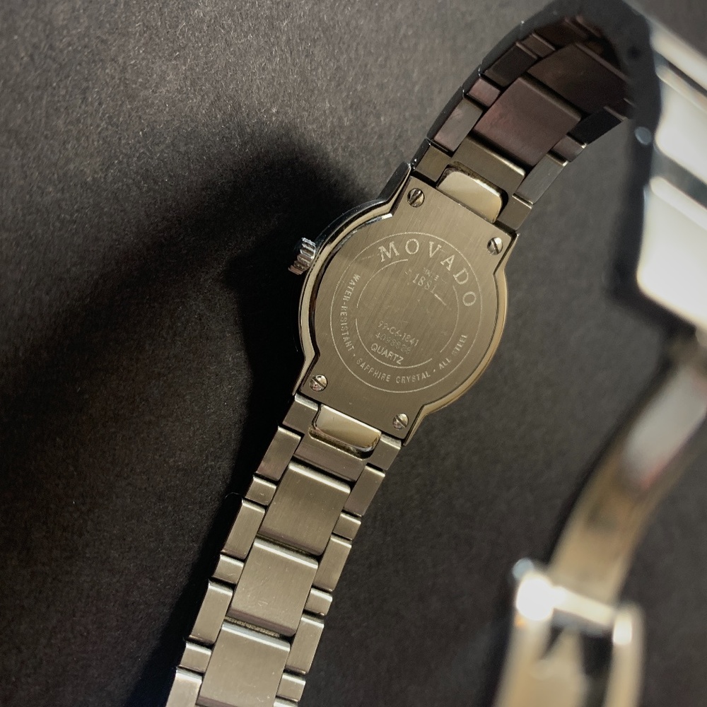 EUC MOVADO Classic Stainless Steel watch (28mm) - Picture 10 of 15